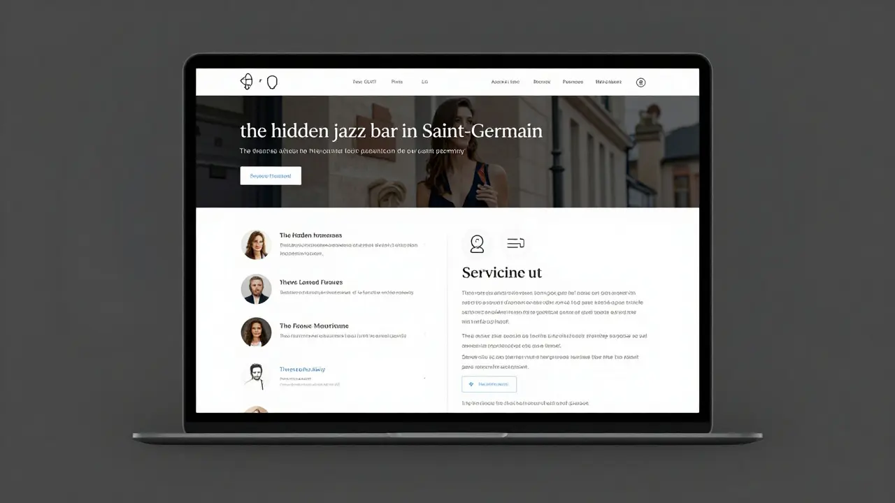 A professional companion service website with clear policies and client testimonials.